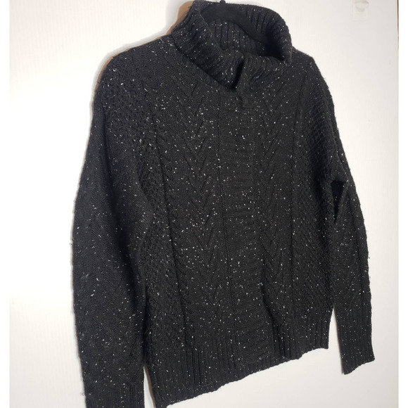 Anthropologie Michael Stars Cable Cardigan Sweater Cableknit Convertible XS NEW - Picture 4 of 16